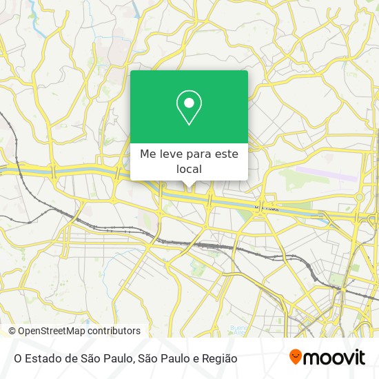 O Estado de São Paulo mapa