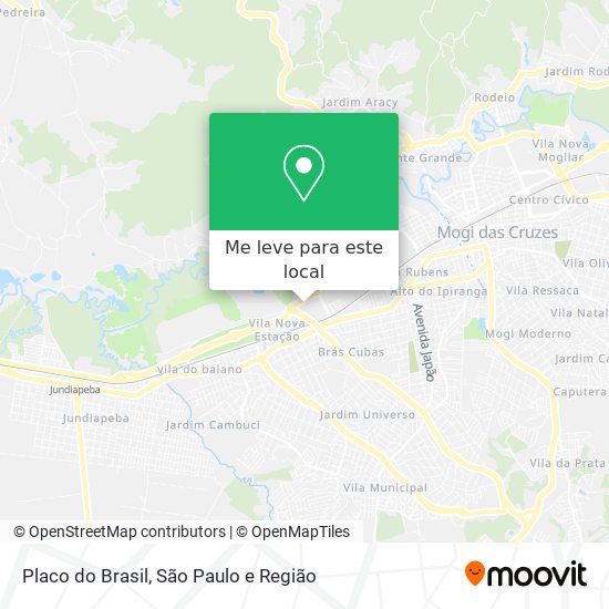 Placo do Brasil mapa