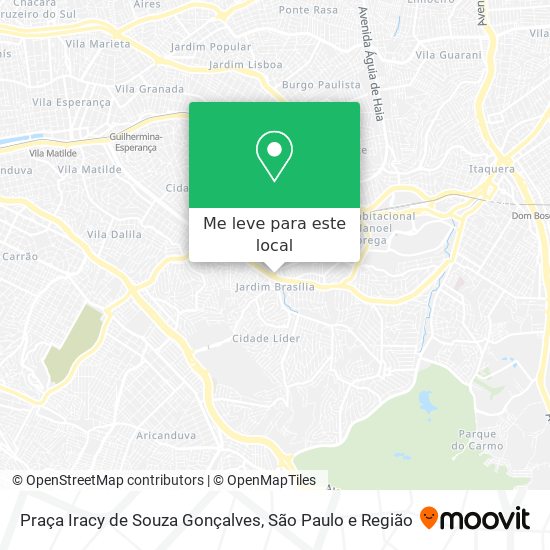 Praça Iracy de Souza Gonçalves mapa