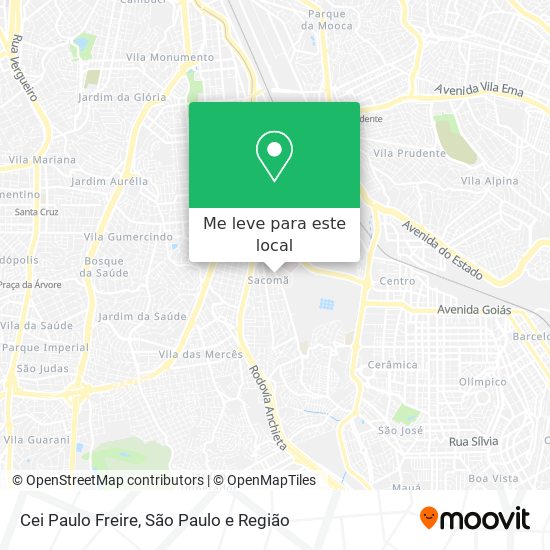 Cei Paulo Freire mapa