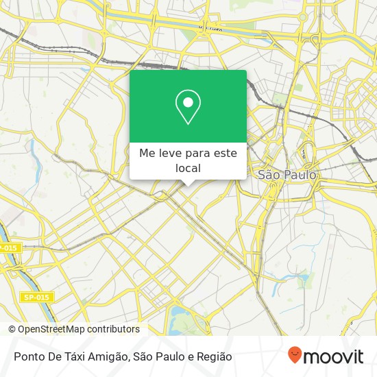 Ponto De Táxi Amigão mapa