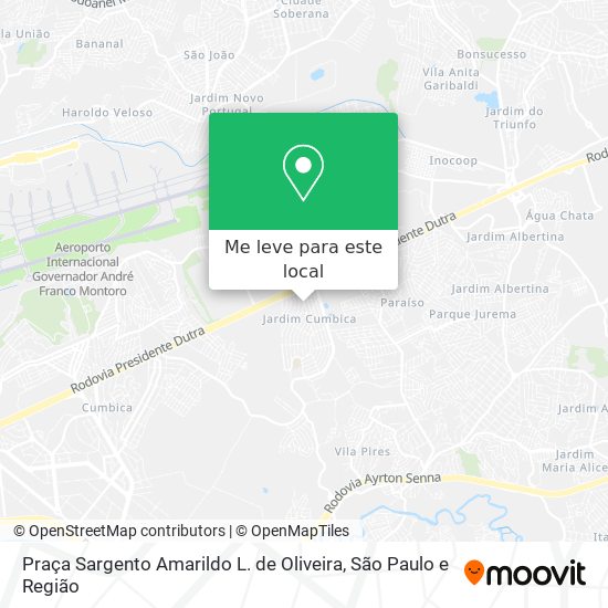 Praça Sargento Amarildo L. de Oliveira mapa