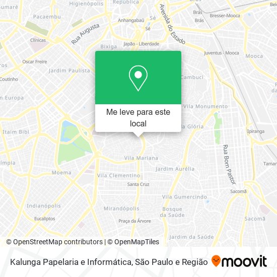 Kalunga Papelaria e Informática mapa