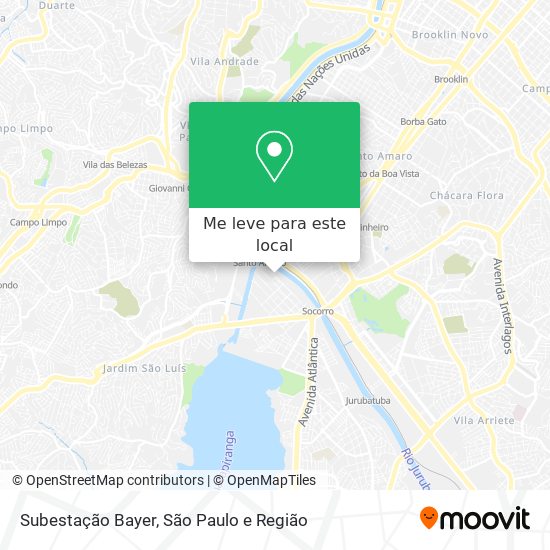 Subestação Bayer mapa