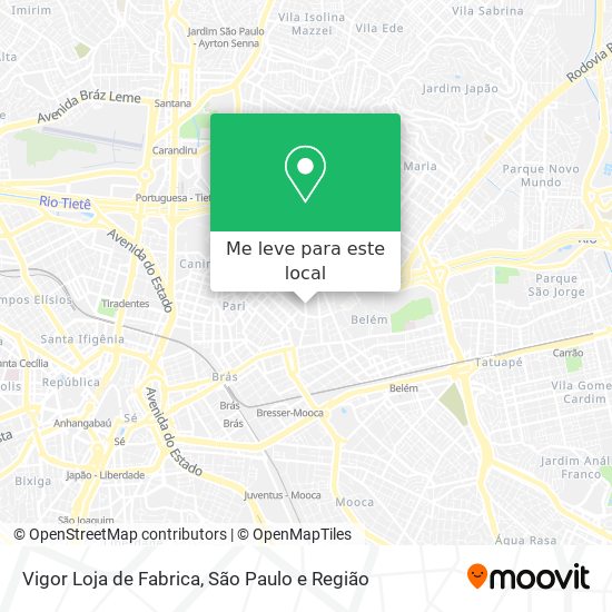 Vigor Loja de Fabrica mapa