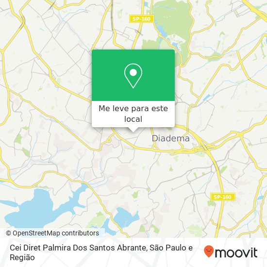 Cei Diret Palmira Dos Santos Abrante mapa