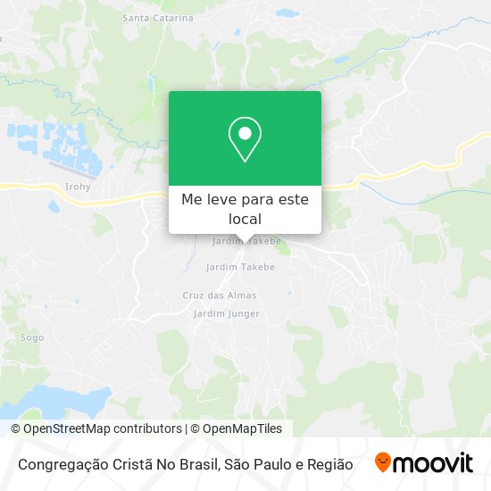 Congregação Cristã No Brasil mapa