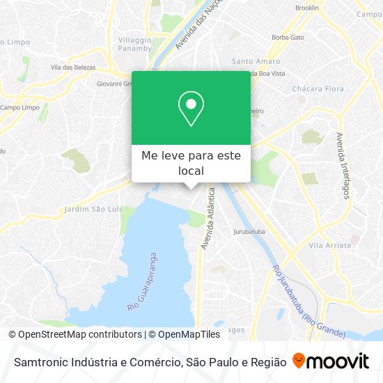 Samtronic Indústria e Comércio mapa