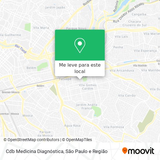 Cdb Medicina Diagnóstica mapa