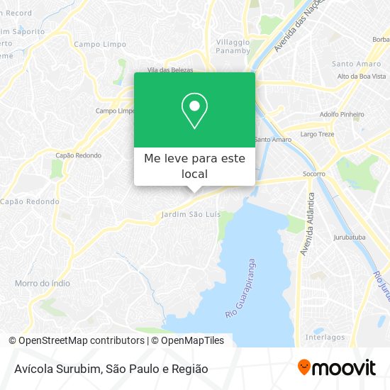 Avícola Surubim mapa