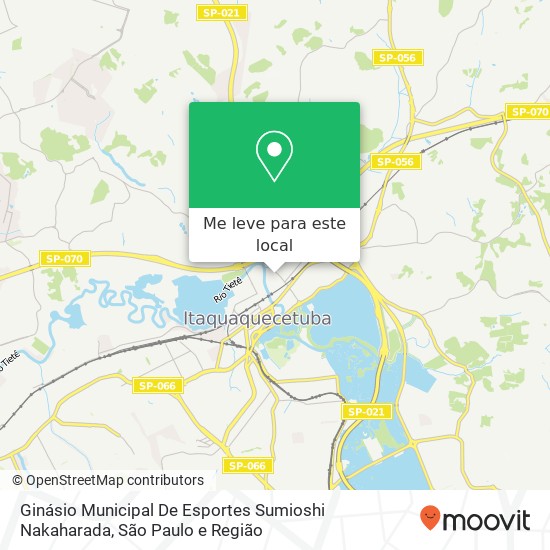 Ginásio Municipal De Esportes Sumioshi Nakaharada mapa