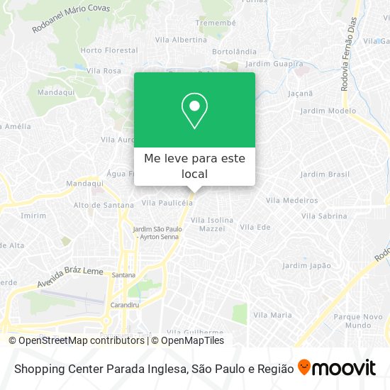 Shopping Center Parada Inglesa mapa