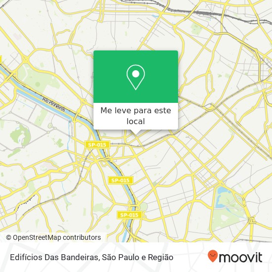 Edifícios Das Bandeiras mapa