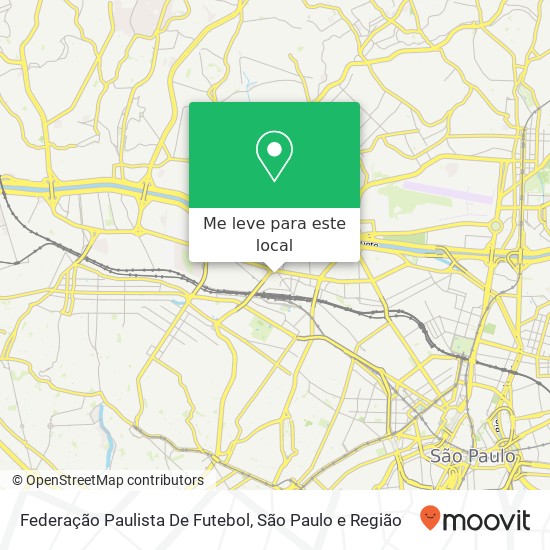 Federação Paulista De Futebol mapa