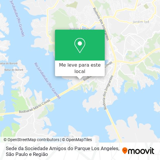 Sede da Sociedade Amigos do Parque Los Angeles mapa