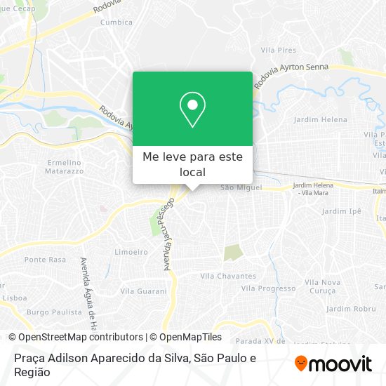 Praça Adilson Aparecido da Silva mapa