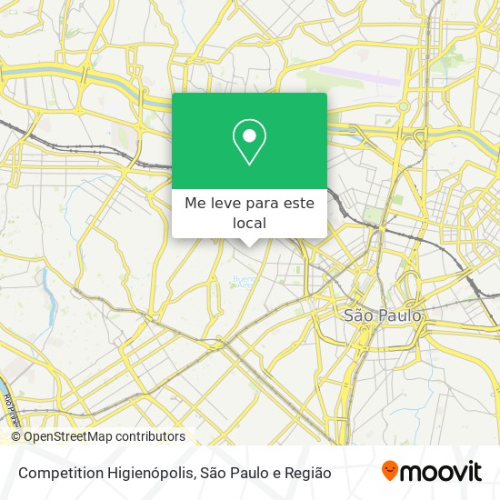 Competition Higienópolis mapa