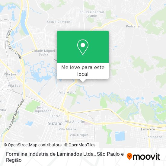 Formiline Indústria de Laminados Ltda. mapa