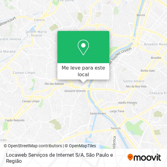 Locaweb Serviços de Internet S / A mapa