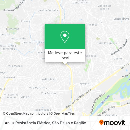 Anluz Resistência Elétrica mapa