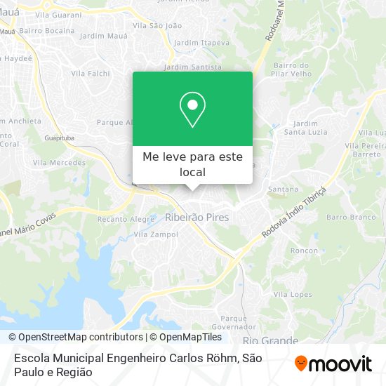 Escola Municipal Engenheiro Carlos Röhm mapa