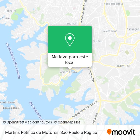 Martins Retifica de Motores mapa