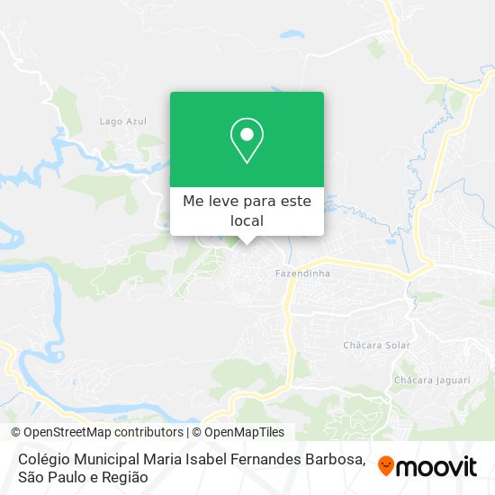 Colégio Municipal Maria Isabel Fernandes Barbosa mapa