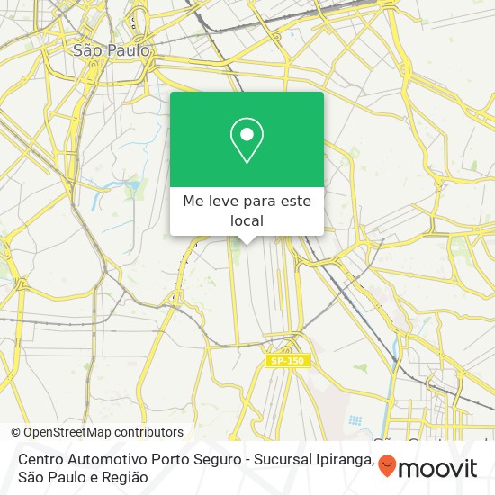 Centro Automotivo Porto Seguro - Sucursal Ipiranga mapa