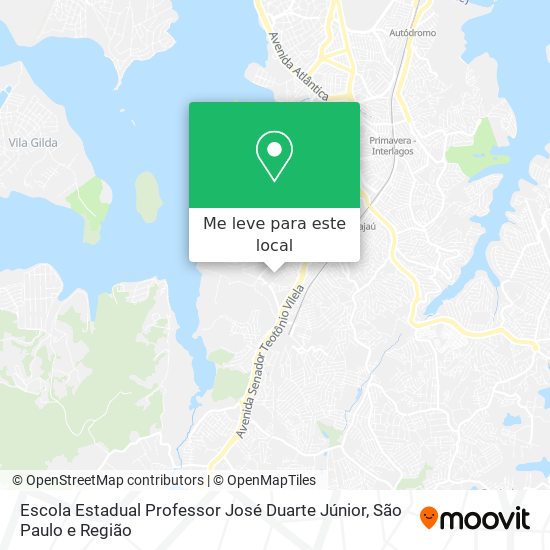 Escola Estadual Professor José Duarte Júnior mapa