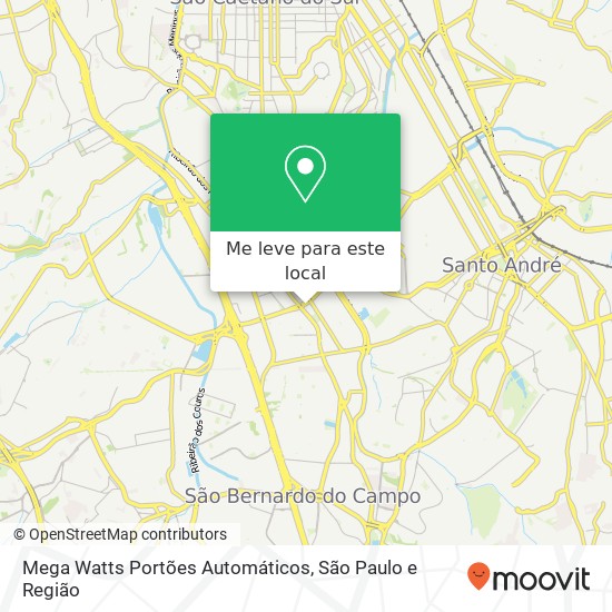 Mega Watts Portões Automáticos mapa