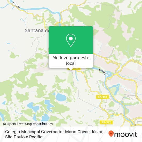 Colégio Municipal Governador Mario Covas Júnior mapa