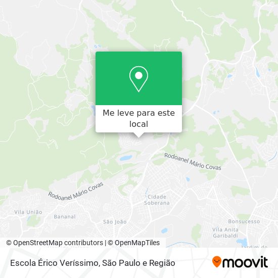 Escola Érico Veríssimo mapa