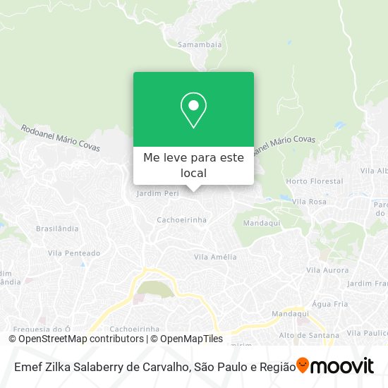 Emef Zilka Salaberry de Carvalho mapa