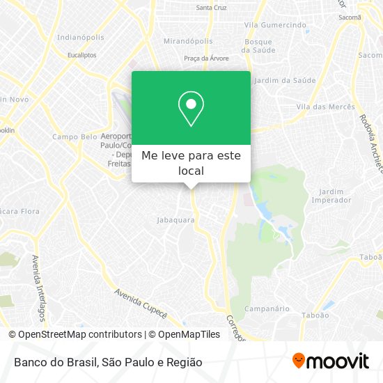 Banco do Brasil mapa