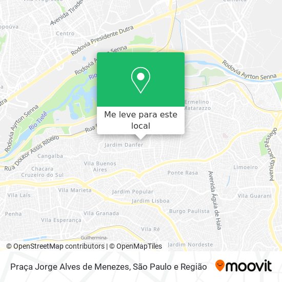 Praça Jorge Alves de Menezes mapa