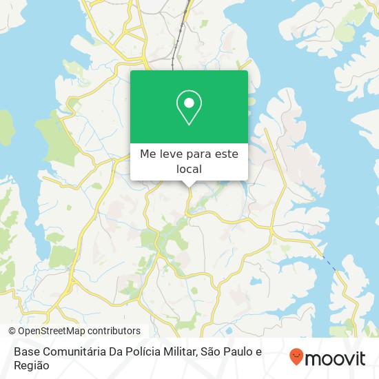 Base Comunitária Da Polícia Militar mapa