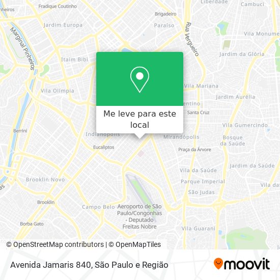 Avenida Jamaris 840 mapa