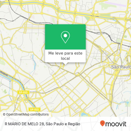 R MÁRIO DE MELO 28 mapa