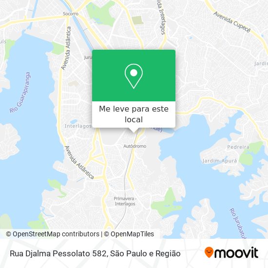 Rua Djalma Pessolato 582 mapa