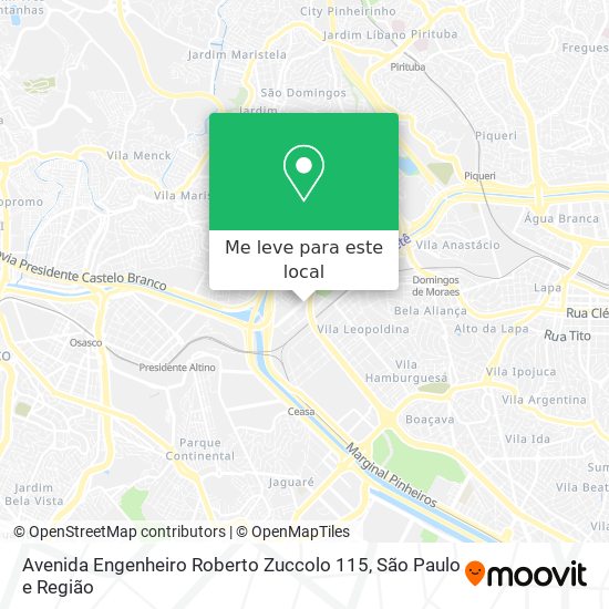 Avenida Engenheiro Roberto Zuccolo 115 mapa