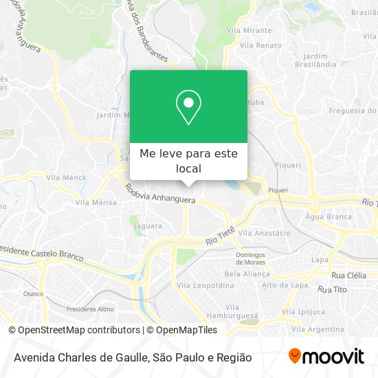 Avenida Charles de Gaulle mapa