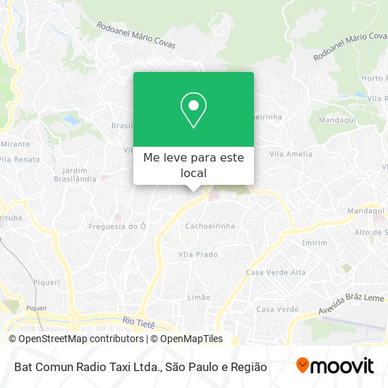 Bat Comun Radio Taxi Ltda. mapa