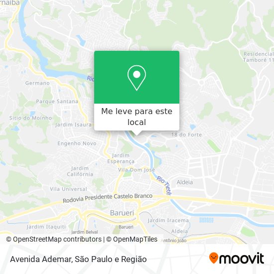 Avenida Ademar mapa