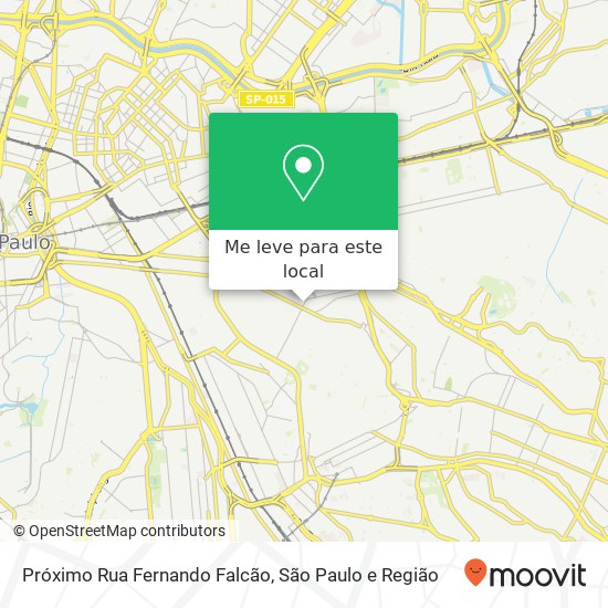 Próximo Rua Fernando Falcão mapa