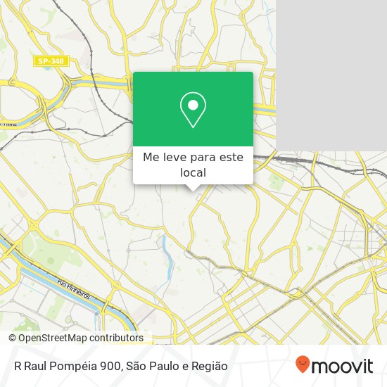 R  Raul Pompéia 900 mapa