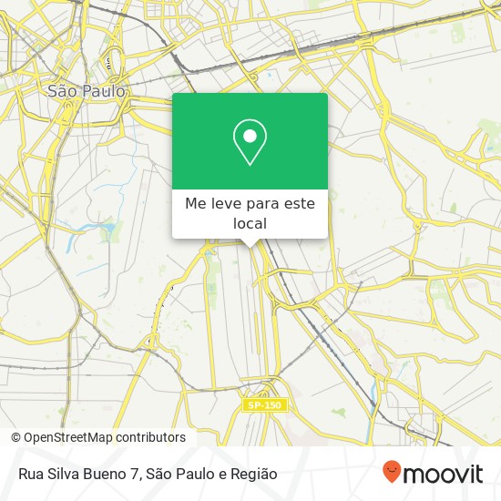 Rua Silva Bueno 7 mapa