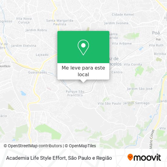 Academia Life Style Effort mapa