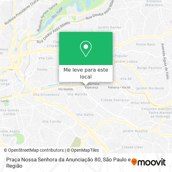 Praça Nossa Senhora da Anunciação 80 mapa