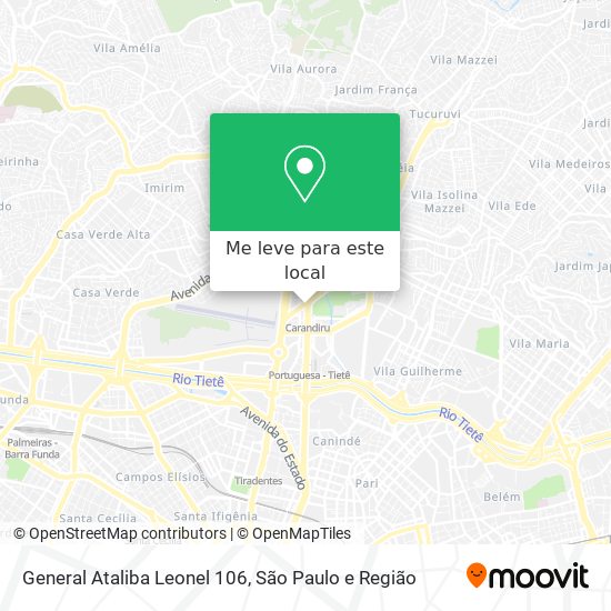 General Ataliba Leonel 106 mapa
