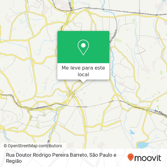 Rua Doutor Rodrigo Pereira Barreto mapa